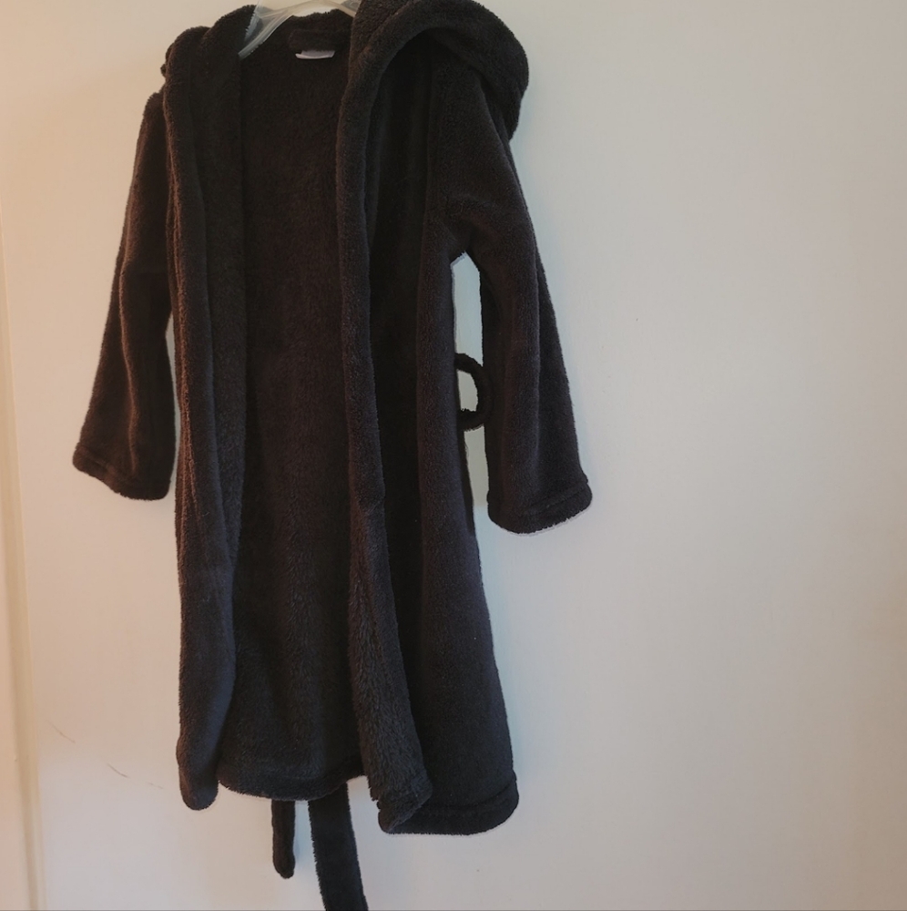 Baby GAP 2 yr old black plush robe